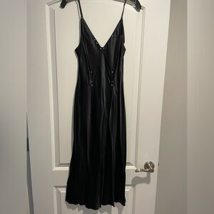 Elegant Black Midi Dress